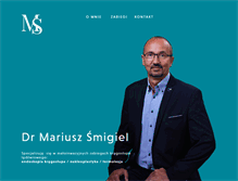 Tablet Screenshot of mariusz-smigiel.pl